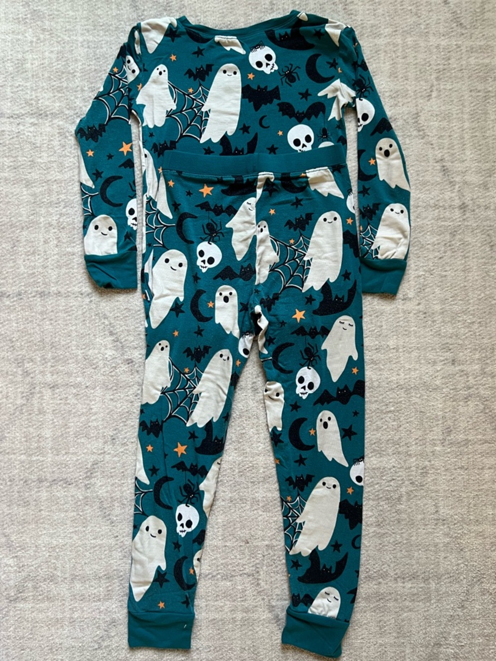 Little Sleepies Frightful Friends Glow-in-the-Dark Halloween LS Pajamas (4T) - Picture 2 of 7